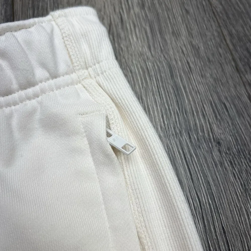 New Balance Shorts Size Large Mens Permafrost Yellow Tan French Terry 5